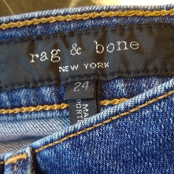 Rag & Bone Dark Wash Skinny Jeans Size 24 - Picture 2 of 5